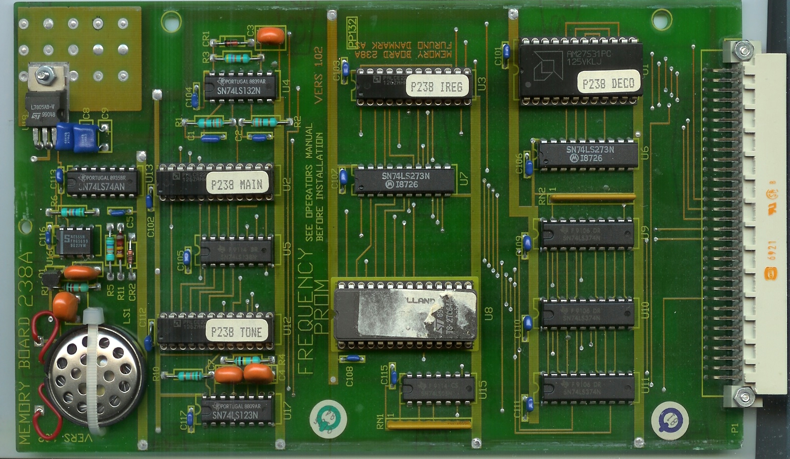 Skanti 5001 Eprom memory print 238A